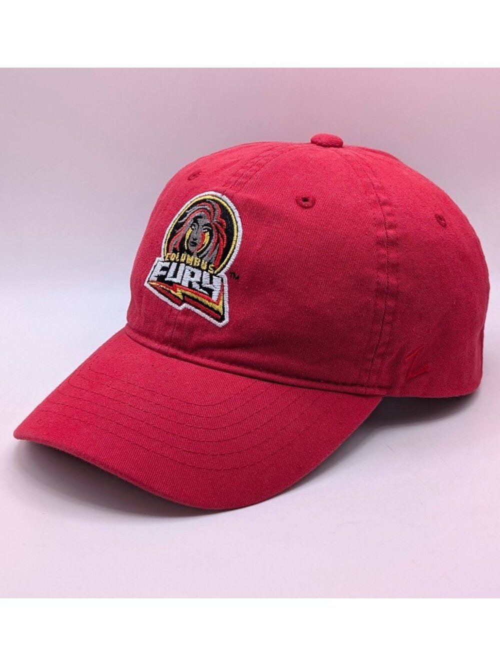 Columbus Fury Women's Major League Volleyball Red Strap Back Zephyr Hat MLV Cap